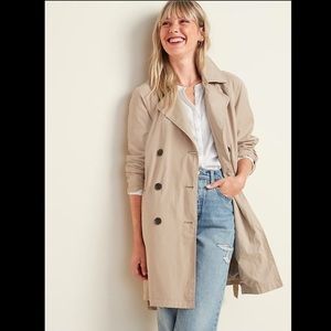OLD NAVY, NEVER WORN TRENCH COAT- Beige size M